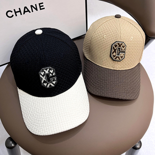 街头韩版 春秋新款 夏季 百搭C字母拼色棒球帽个性 鸭舌帽 帽子女时尚