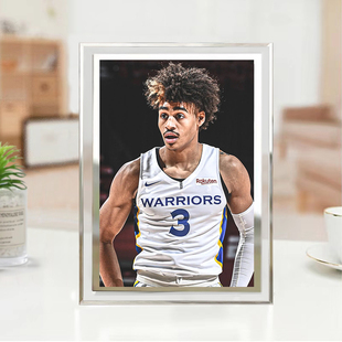 乔丹普尔玻璃相框篮球明星桌面摆件摆台海报照片定制礼物装饰画