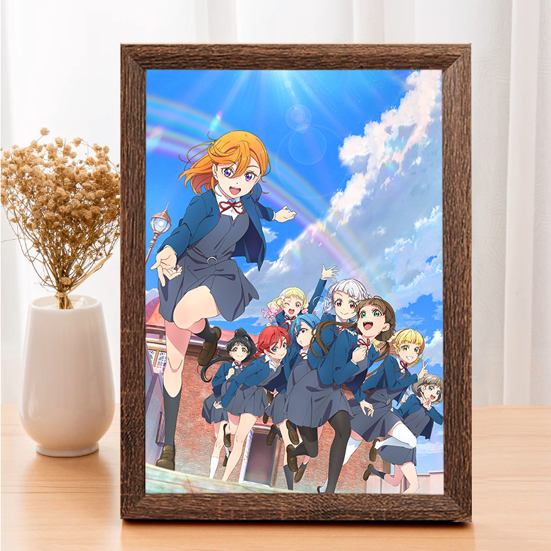 LoveLive!Superstar相框动漫墙上挂画装饰画桌面摆件送礼物
