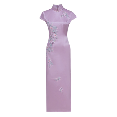 盖世红颜优雅宴会长旗袍刺绣旗袍