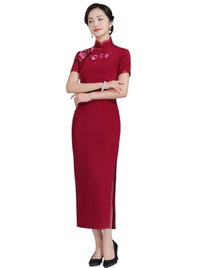 日常婚前修身礼服裙高端