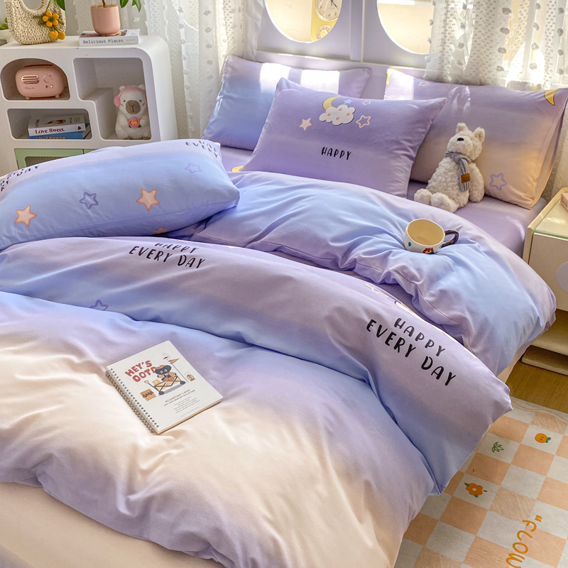 定制加厚全棉被套纯棉被罩单件180x200x230x230cm儿童卡通秋冬