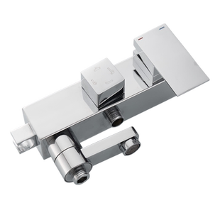 花洒混水阀开关阀恒温冷热水龙头淋浴混合双开浴室全铜套装配件