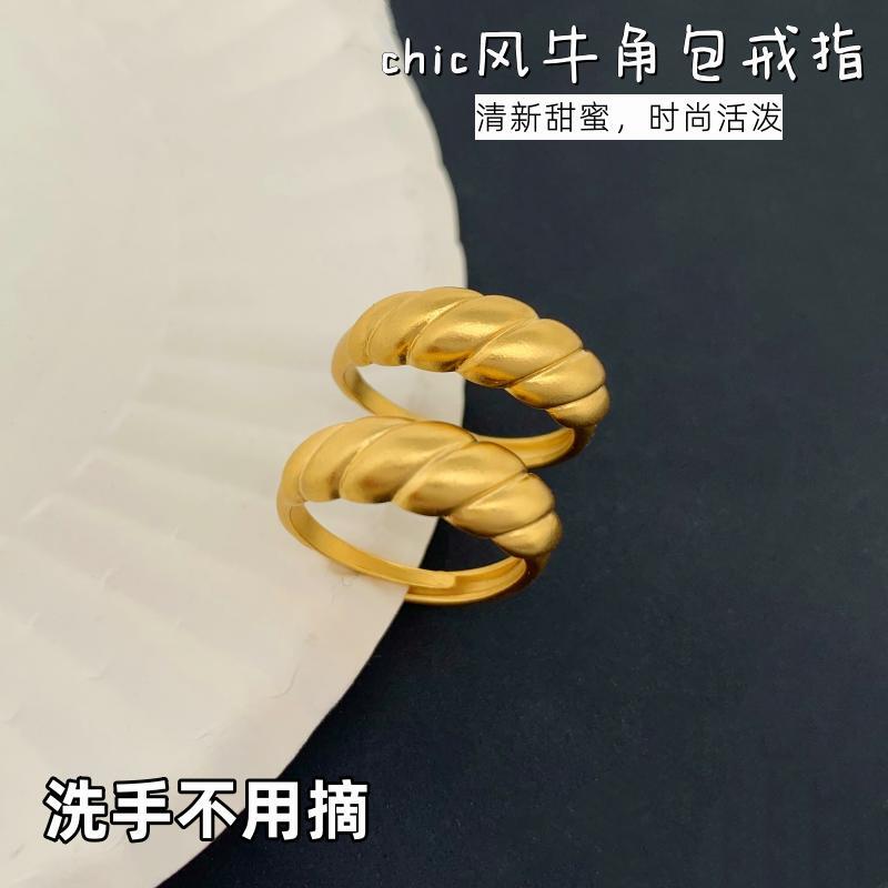 女越南沙金戒指不掉色