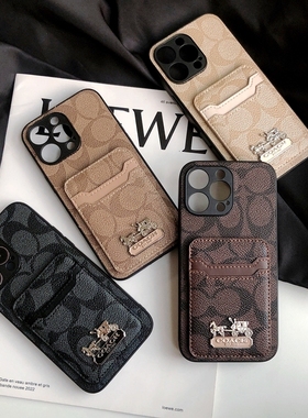 高档皮质三星s25手机壳s23ultra卡包a24/a53保护壳s22网红note10可插卡s21plus潮牌note20高级s24卡套s20卡槽