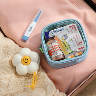 旅行药品收纳包便携式户外随身小药物袋旅游外出大容量急救收纳盒