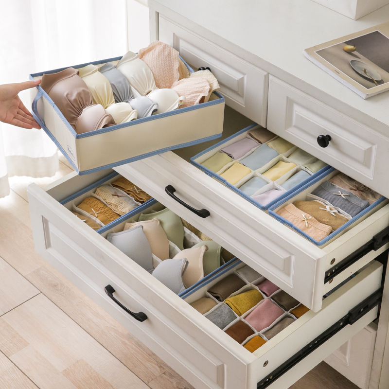 放抽屉内衣收纳盒可水洗不变形