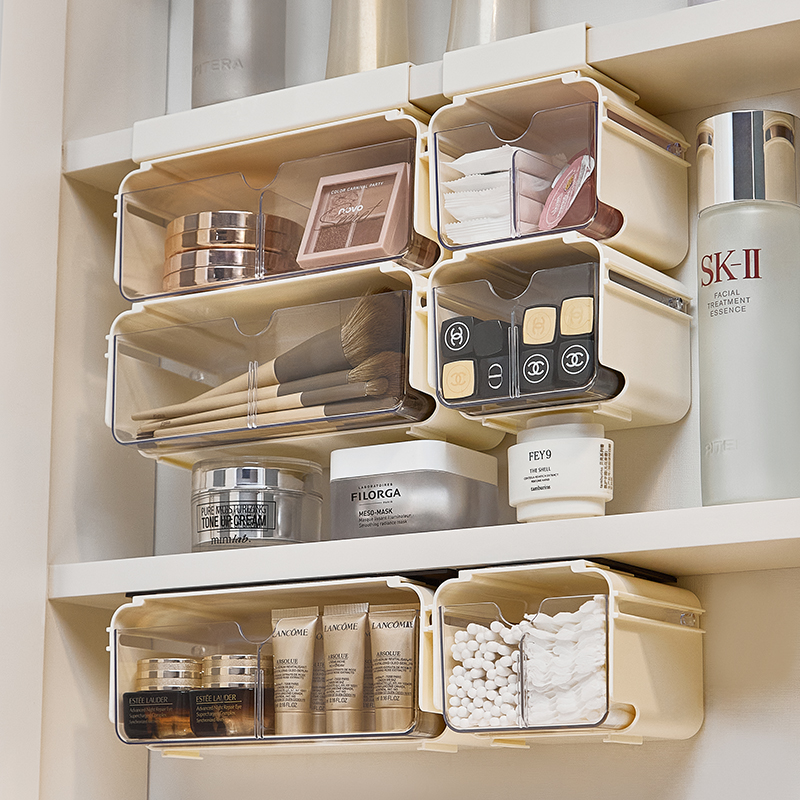 省空间！整洁又美观的镜柜收纳盒