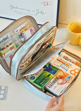 药品收纳包旅行便携医药包大容量随身户外医疗急救包药盒药物药箱