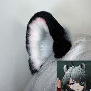 明日方舟终末地汤汤cos耳朵兽耳配件cosplay道具头饰发箍发夹