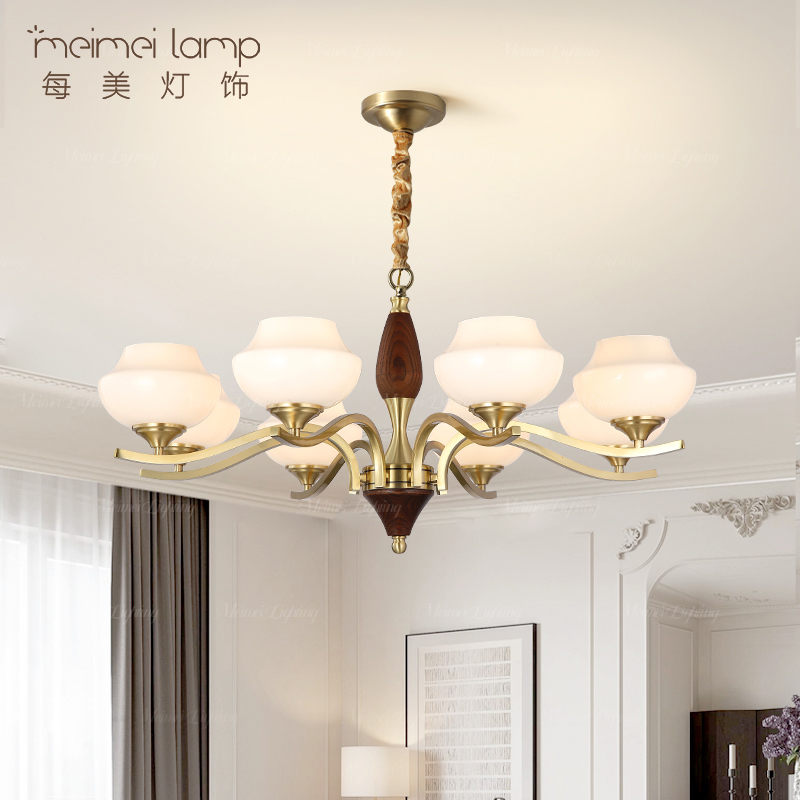 PM199全铜法式中古风客厅吊灯