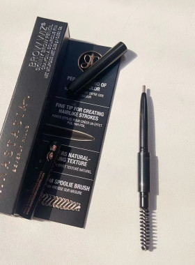 包邮现货Anastasia Beverly Hills ABH Brow极细自动双头眉笔小样
