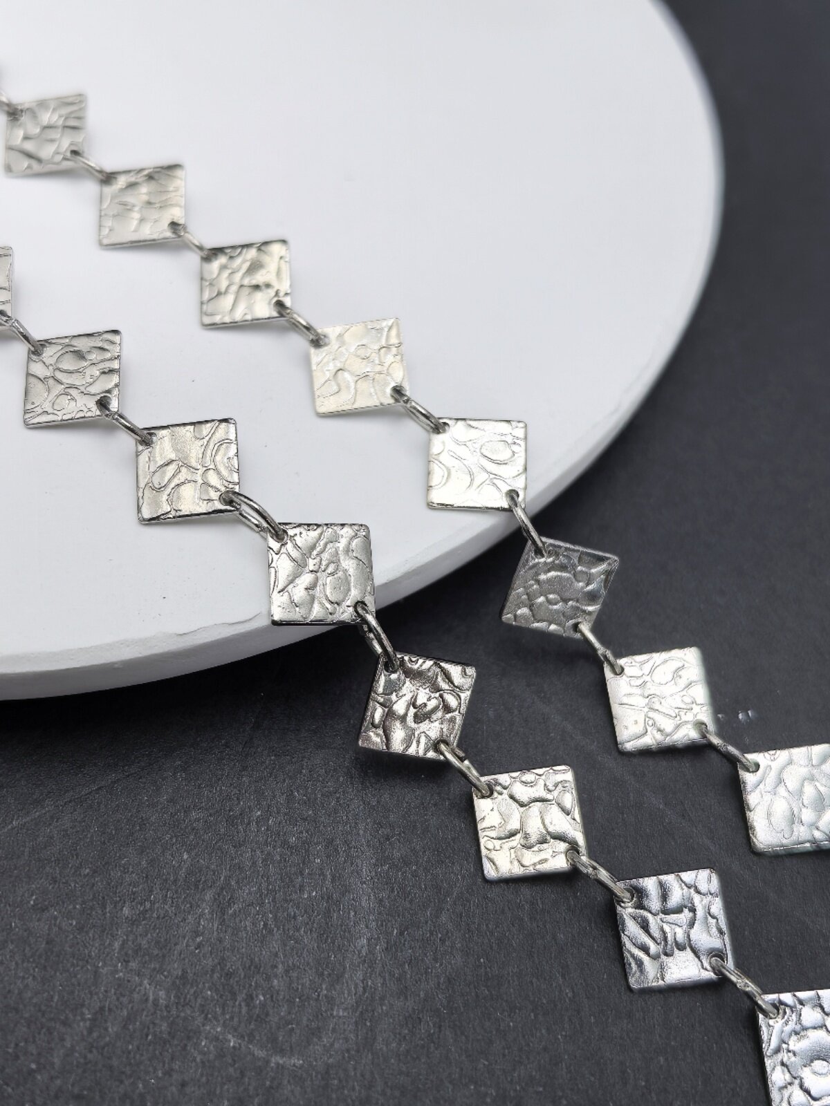 DIY MATERIAL: ULTRA-THICK DIAMOND PATTERN COPPER SHEET HANDMADE CHAIN NECKLACE EARRINGS CLOTHING INTERIOR DECORATION ACCESSORIES HANGING CHAIN