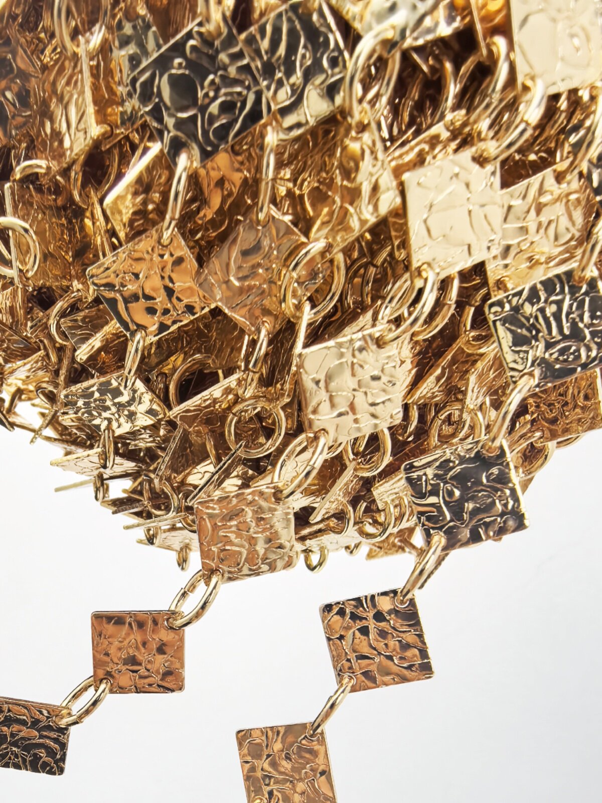 DIY MATERIAL: ULTRA-THICK DIAMOND PATTERN COPPER SHEET HANDMADE CHAIN NECKLACE EARRINGS CLOTHING INTERIOR DECORATION ACCESSORIES HANGING CHAIN