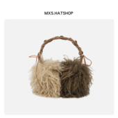 长毛绒耳罩女冬季 韩版 复古大版 保暖防寒护耳毛茸茸耳捂子耳套耳暖