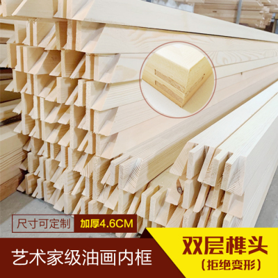 油画框加厚油画框双层榫卯