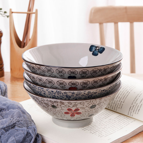 拉面碗景德镇斗笠碗喇叭碗