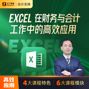 Excel高效应用】2026年会计实操财务做账网课课程课件之了课堂