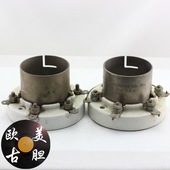 40年代全新美国约翰逊EF.JOHNSON 五脚陶瓷管座 COMPANY