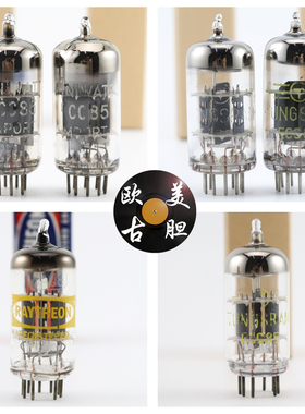 早期全新各品牌TUNGSRAM/雷神/MINIWATT/SIEMENS ECC85电子管