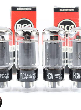 全新美国原盒RCA 6L6GC/5881/EL34/KT66/6P3P侧身圆环6l6电子管