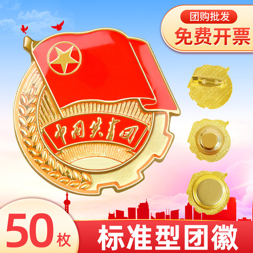 共青团团徽标准型徽章2024新版