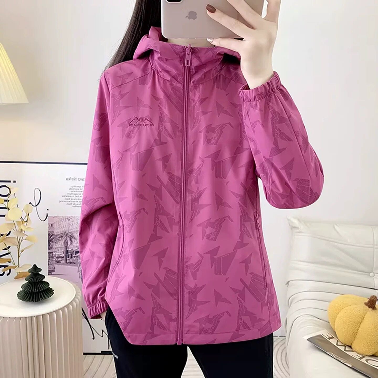 风雪狼双面穿冲锋衣外套女