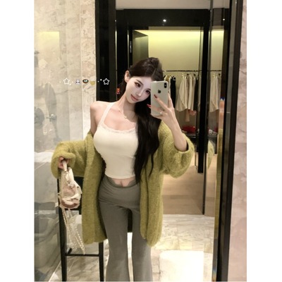 韩系温柔软糯马海毛毛衣
