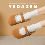 一脚蹬复古棕色毛毛鞋女外穿厚底包头勃肯半拖鞋冬季加绒2025新款