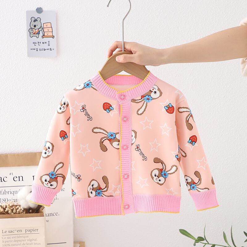 春装儿童毛衣秋冬宝宝加绒