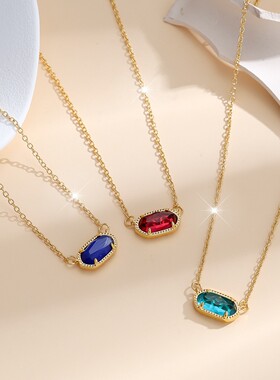Pendant Necklace for Women Fashion Jewelry 14k Gold-Plated