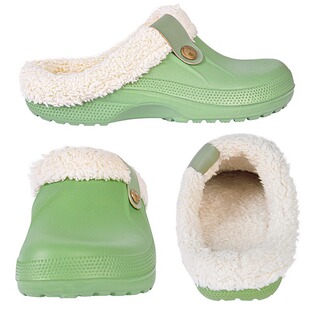 Winter Men's Home Slippers For Woman Plush Waterproof Warm