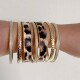 women bracelet 豹纹多层女手镯手环网红搭配 print leopard