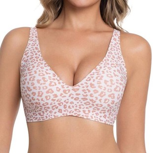 Wireless Bra Deep V Push Up T-Shirt Comfortable Seamless Bra