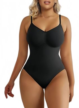 Women's Shapewear Bodysuit Seamless Sculpting Snatched Waist