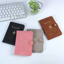 Leather Passport Holder Covers Case Waterproof Travel Credit
