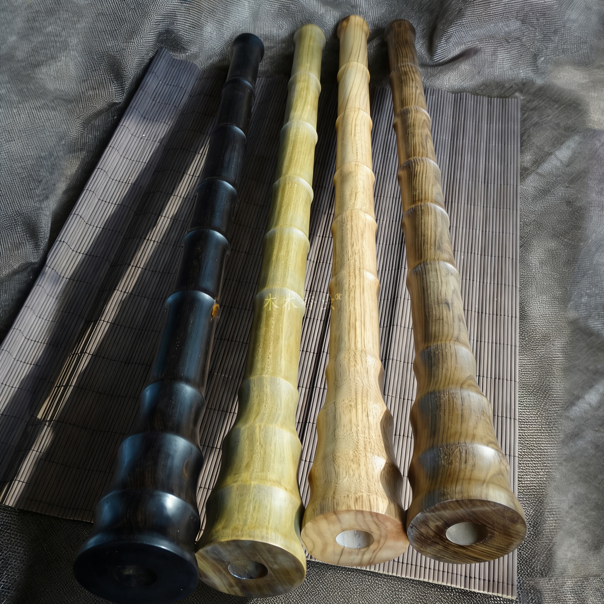 檀木箫胚半成品 专业演奏级素箫胚料DIY八孔六孔南箫洞箫乐器配件