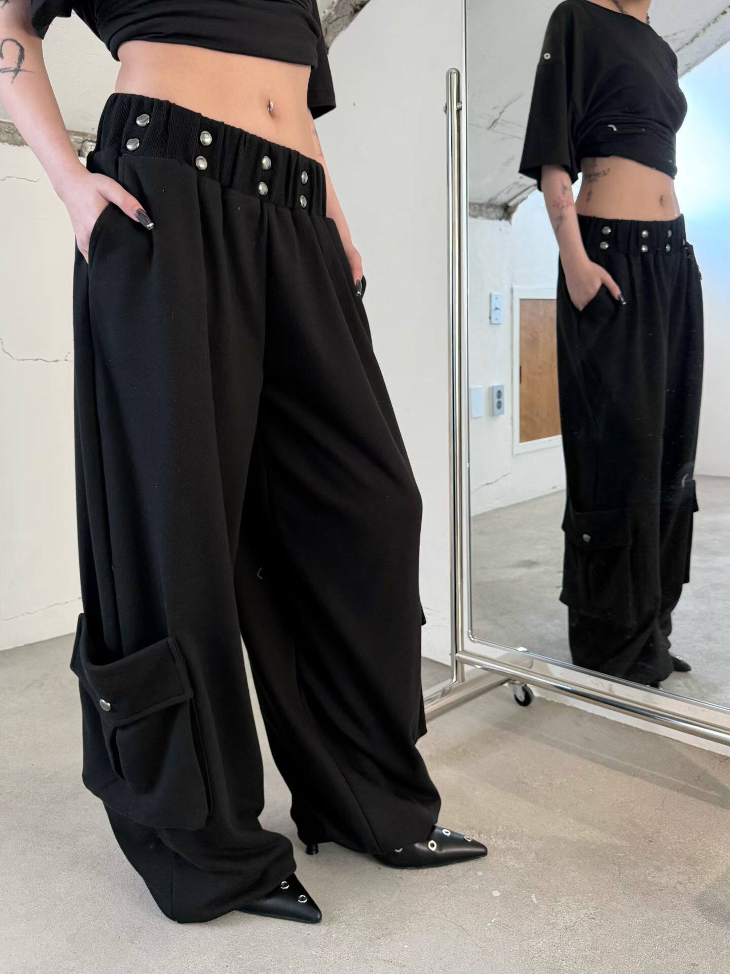 韩国设计师品牌 2026SS新款工装裤休闲裤