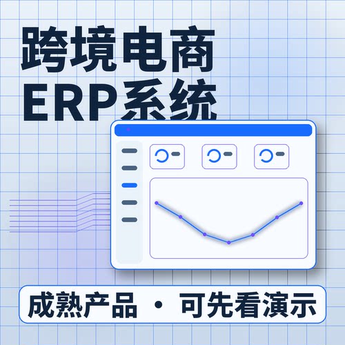 跨境电商ERP系统多店订单库存台账/账号开通系统买断企业管理软件