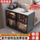 沙发边几边柜侧边客厅收纳柜家用移动岩板茶桌简约现代茶几储物柜