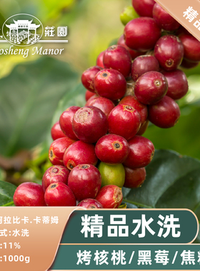 高晟庄园 精品水洗 咖啡生豆1000g云南保山阿拉比卡新豆