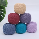 Кружевные хлопковые шелковые нитки, хлопковая нить, набор материалов, кукла, свитер, крючок для вязания, 6 размер, DIY