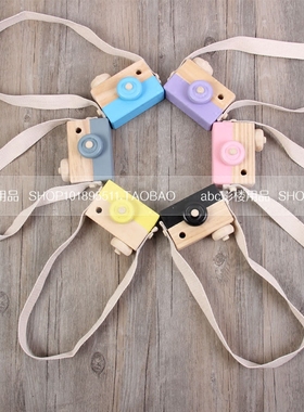 韩式儿童木质摄影手作装饰照相机