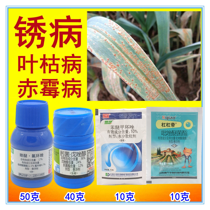 大蒜叶枯病专用药大葱小葱紫斑病花生叶斑病锈病白粉病杀菌剂正品