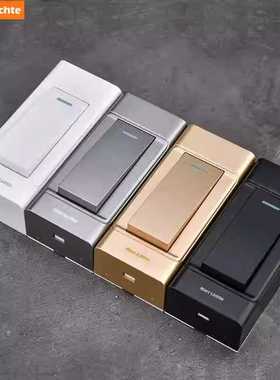 明装单控一开双控单线迷你手捏小开关220V白色卧室床头按钮开关