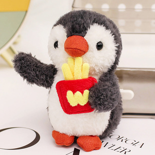 企鹅公仔迷你包包挂件毛绒玩偶娃娃书包钥匙扣挂饰女生日礼物男生