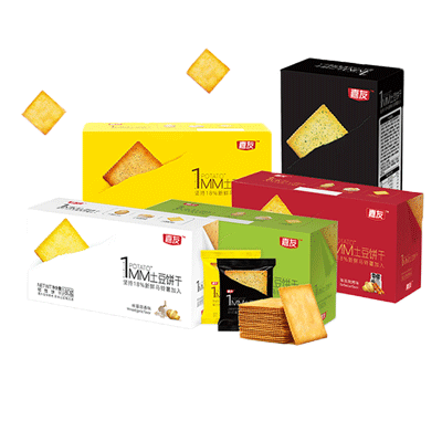 嘉友1MM薄脆饼干日式芥末海苔烧烤黑胡椒味薄饼早餐香酥网红零食