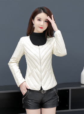 羽绒内胆女修身轻薄内穿短款2025新款秋冬打底马甲贴身保暖羽绒服
