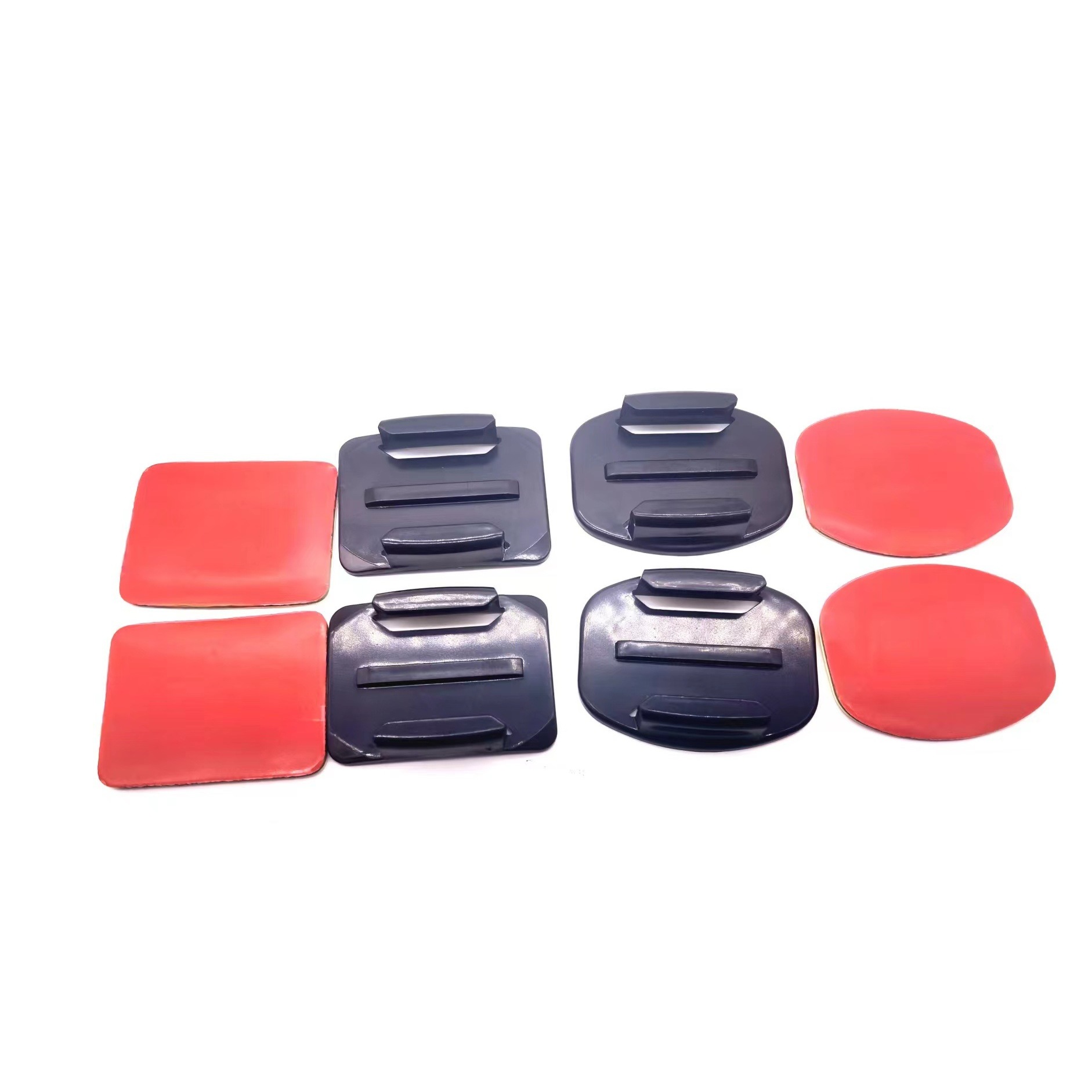 适用于Gopro Hero8、7、6、5、头盔配件小蚁平面弧形底座山狗3M胶