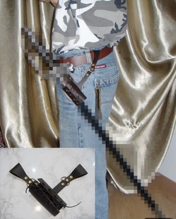 伞挂中世纪剑挂 手半单手双手骑士装饰腰带COS 可定制冷钢可用